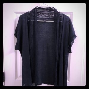 Banana Republic Sheer Navy Cardigan